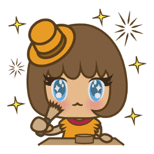 Aoi, the sweet blue eyed girl sticker #917746