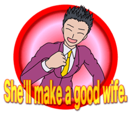 A good men sticker #917917