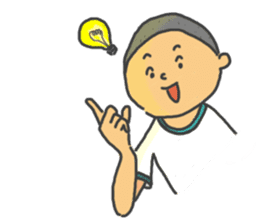 Japanese Old-fashioned Boy Sticker sticker #918027