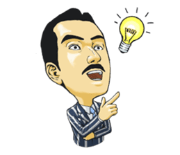 Mr.FIGURE, the enthusiastic business man sticker #918043