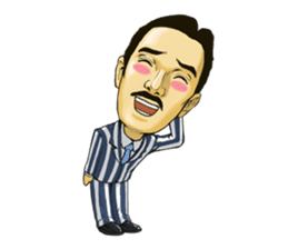 Mr.FIGURE, the enthusiastic business man sticker #918074