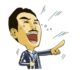 Mr.FIGURE, the enthusiastic business man sticker #918077