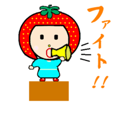 Happy smile sisters. strAwberry&Peach sticker #918165