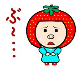 Happy smile sisters. strAwberry&Peach sticker #918177