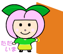 Happy smile sisters. strAwberry&Peach sticker #918195