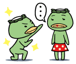Mr.Kappa & Ms.Kapako sticker #918283