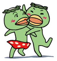 Mr.Kappa & Ms.Kapako sticker #918288