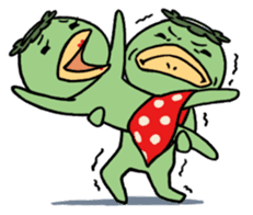Mr.Kappa & Ms.Kapako sticker #918295