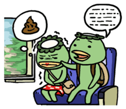 Mr.Kappa & Ms.Kapako sticker #918299