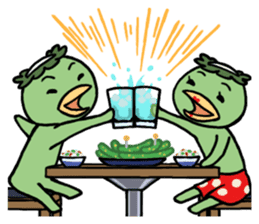 Mr.Kappa & Ms.Kapako sticker #918303