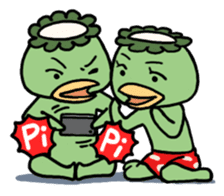 Mr.Kappa & Ms.Kapako sticker #918305