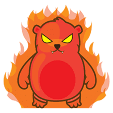 Haku, the cute chubby polar bear sticker #918533