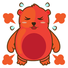 Haku, the cute chubby polar bear sticker #918551