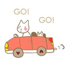 Nuja Pigtail hair Girl sticker #918750