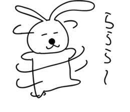 a talking rabbit sticker #919018