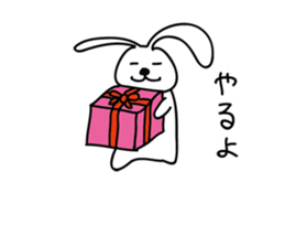 a talking rabbit sticker #919022