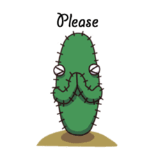 Cute Cactus sticker #919410