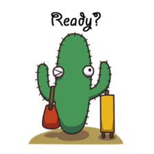 Cute Cactus sticker #919424