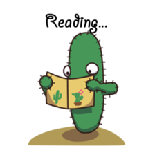 Cute Cactus sticker #919431