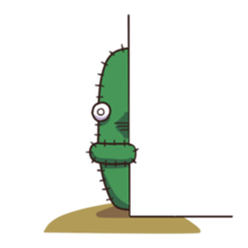Cute Cactus sticker #919434