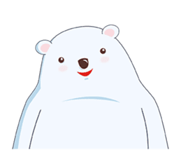 Darla the polar bear sticker #919944