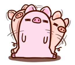 Piglet ism sticker #919969
