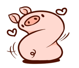 Piglet ism sticker #919975