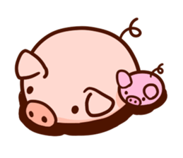 Piglet ism sticker #919990