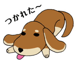 Dog sticker [Dachshund] sticker #920425