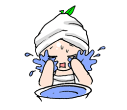 [okim]school girl Apple sticker #920494