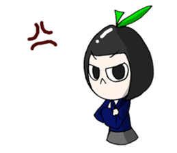 [okim]school girl Apple sticker #920517