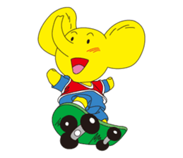 Mandai Yellow Elephant sticker #921328