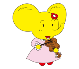 Mandai Yellow Elephant sticker #921333