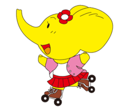 Mandai Yellow Elephant sticker #921334