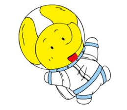 Mandai Yellow Elephant sticker #921345