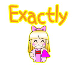 limited time lovely princess stamp sticker #921649