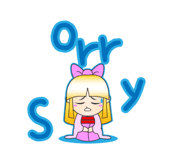 limited time lovely princess stamp sticker #921660