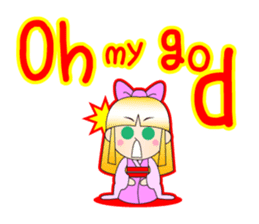 limited time lovely princess stamp sticker #921661