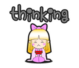 limited time lovely princess stamp sticker #921674