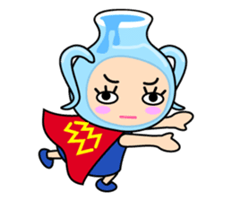 Original Horoscopes: "The Water-bearer" sticker #921920