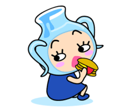 Original Horoscopes: "The Water-bearer" sticker #921923