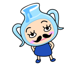 Original Horoscopes: "The Water-bearer" sticker #921924