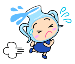 Original Horoscopes: "The Water-bearer" sticker #921926