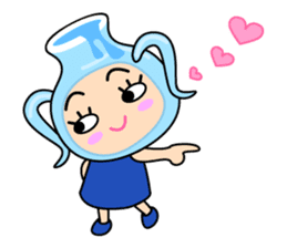 Original Horoscopes: "The Water-bearer" sticker #921928