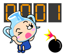 Original Horoscopes: "The Water-bearer" sticker #921929