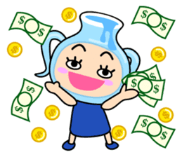 Original Horoscopes: "The Water-bearer" sticker #921930