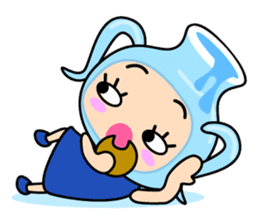 Original Horoscopes: "The Water-bearer" sticker #921933