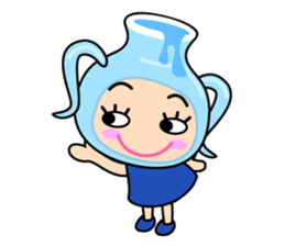 Original Horoscopes: "The Water-bearer" sticker #921936