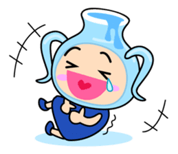 Original Horoscopes: "The Water-bearer" sticker #921937