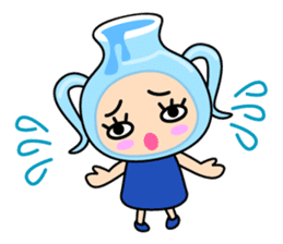 Original Horoscopes: "The Water-bearer" sticker #921943